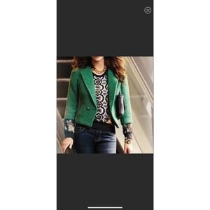 Cabi wool blend 3/4 sleeve Blazer